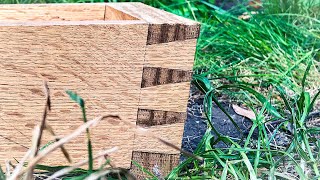 Cutting Compound Angle Dovetails | The Garden Workshop #9