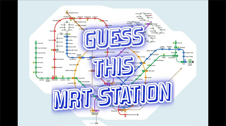 Singapore Trivia Game Ep 1: Guess This MRT Station (requires chinese knowledge)