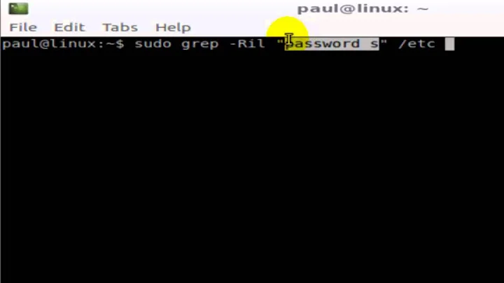 How to search for files containing text in Unix