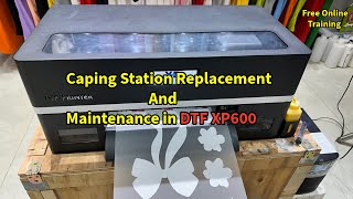 Caping station Maintainance and Replacement in DTF Printer XP600 || Xpress Printing Noida