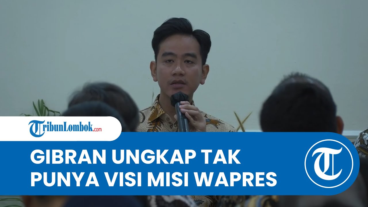 Gibran Tegaskan Tak Punya Visi Misi: yang Ada hanya Program Milik Presiden