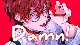 Nightcore - Damn! (Lyrics) Jeris Johnson {Bass Boosted}