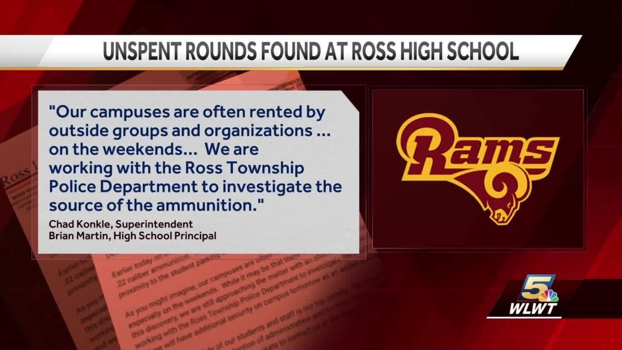 Police investigating after bullets found on campus at Ross High School