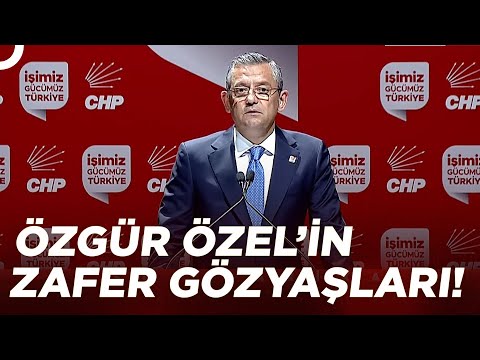 CHP'DE TARİHİ ZAFER! Özgür Özel'den Zafer Konuşması | TV100 Seçim Özel