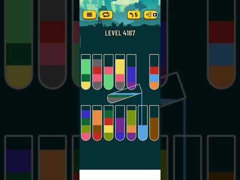 water sort puzzle - level 4187
