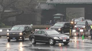 Michelle Obama's motorcade Tokyo ミシェル オバマ大統領夫人の車列  2015