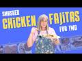Easy Chicken Fajitas for Two with Ground Chicken