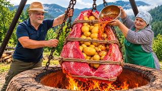 Saftige Rinderrippe, Gefüllt Mit Kartoffeln!