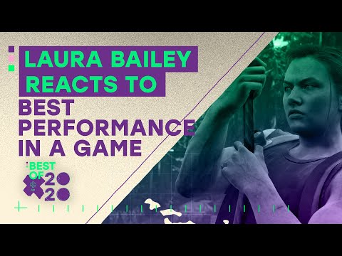 Laura Bailey Reacts to Game of the Year Best Performance Win (Last of Us 2, Abby)