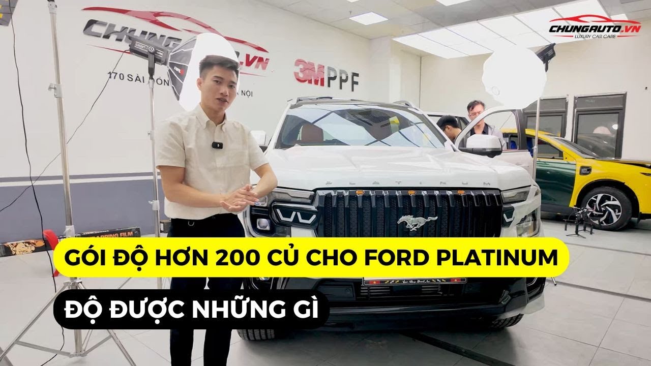 Ford Everest độ gói hơn 200 củ thì độ được những gì? #chungauto