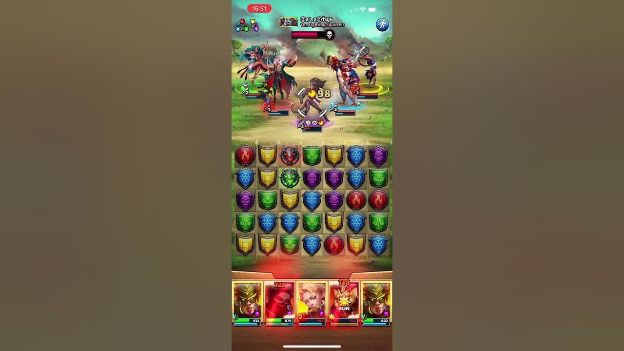 Empires and Puzzles Alliance War Hits , Seven Days Departed vs The