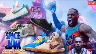 Space Jam a New Legacy Nike Lebron Sneakers SNKRS DROP LIVE #Spacejammovie MOVIE REVIEW