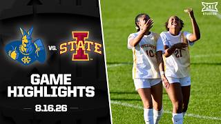 Kansas City vs. Iowa State Highlights (8.16.26) | 2026 Big 12 Women's Soccer
