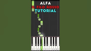 Thumbnail of IL FILO ROSSO - ALFA - tutorial ritornello (mano destra) pianoroll #tutorial #ritornellipop