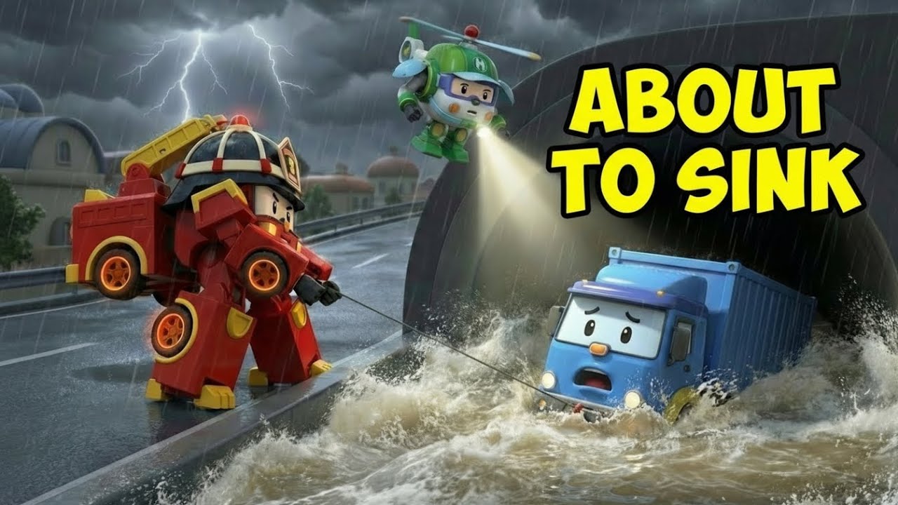 Flood Rescue! Terry Trapped in the Storm ⛈️ | Roy & Helly to the Rescue | Little Rescue Squad