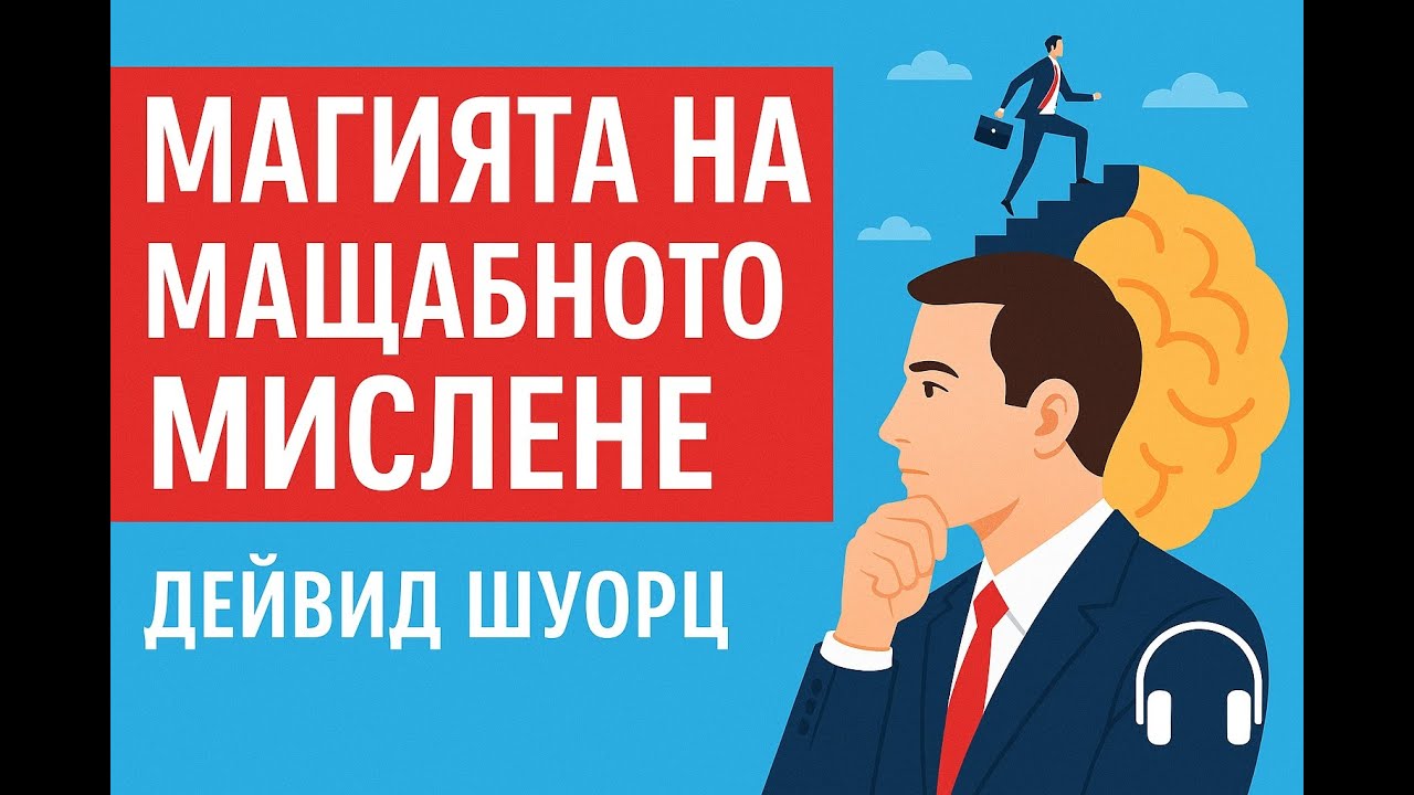 „Магията на мащабното мислене“ – Аудио книга | Най-силните уроци за успех от Дейвид Шуорц