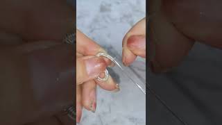 【PandaHall】Wire wrapping snake pendant #diy #wirewrapping #pendant #necklace #pandahall #shorts