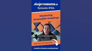 Mastering Accessible Headings #shortsyoutube