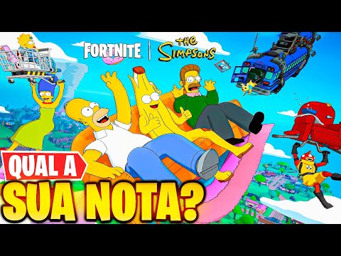 O QUE VOCÊ ACHOU DA NOVA TEMPORADA DOS SIMPSONS NO FORTNITE ?