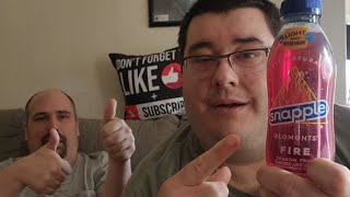 Snapple Fire Elements Dragon fruit Drink Review