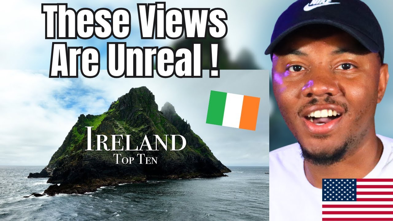 AMERICAN REACTS To Top 10 Places to Visit In Ireland