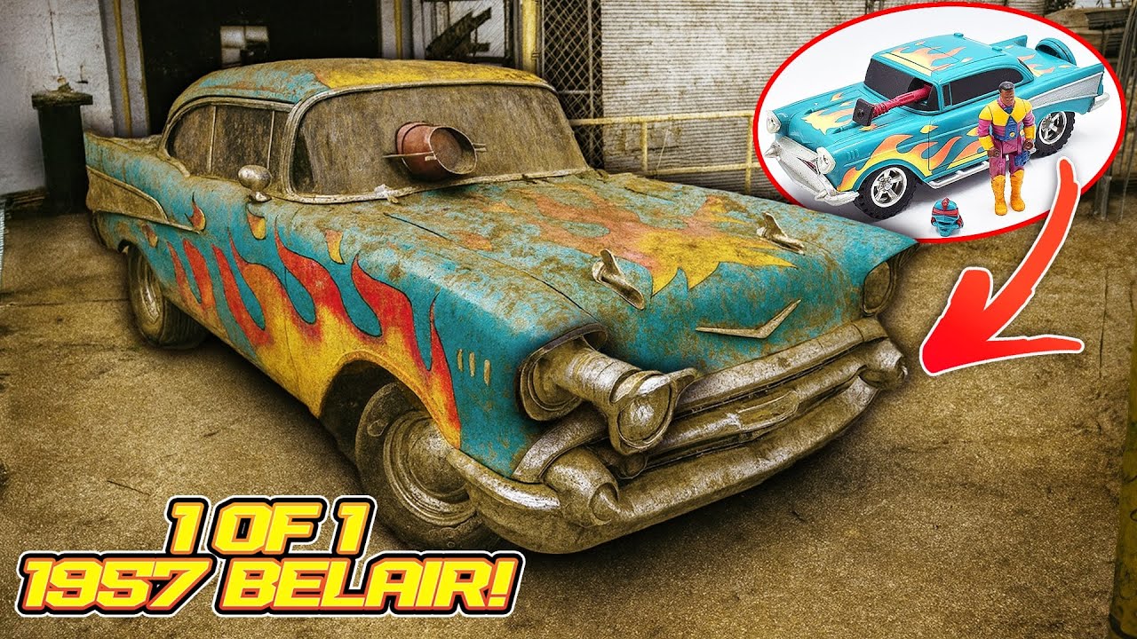 We Found the 1-of-1 1957 Chevy Bel Air ‘Night Stalker’ from MASK! (First Wash in 20 Years!)