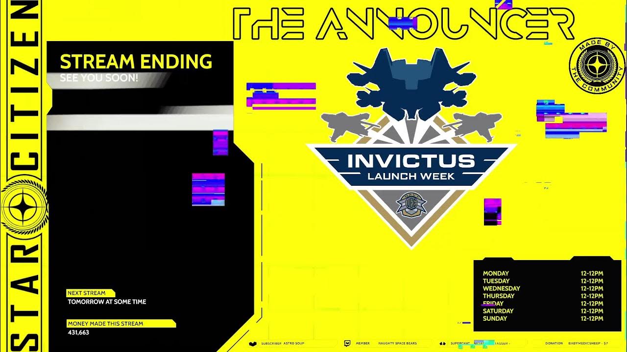 Star Citizen Live: Join The INVICTUS WEEK Free Fly Event AEGIS YouTube Star Citizen Live: Join The INVICTUS WEEK Free Fly Event AEGIS YouTube