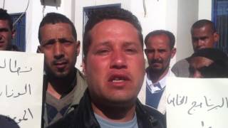 تصريح الناشط الحقوقي قادة تراى حول الوقفة احتجاجية أمام بلدية مهدية