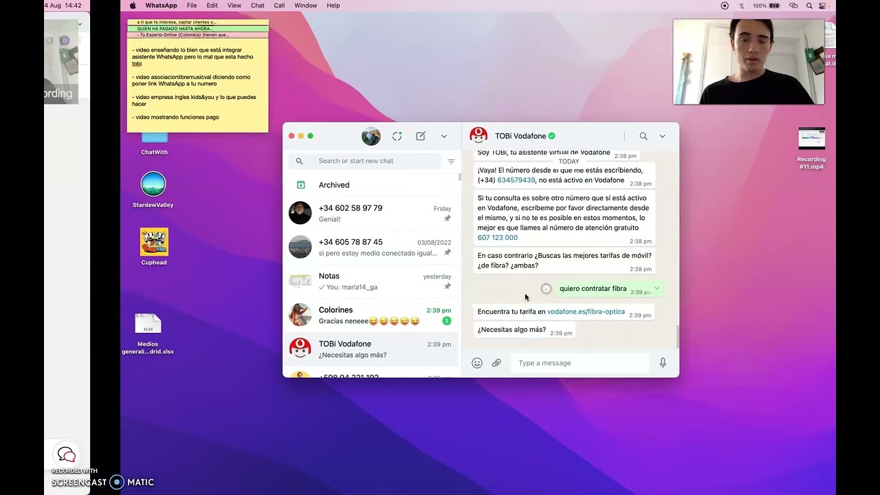 Tobi y los chatbots en WhatsApp Vodafone - YouTube