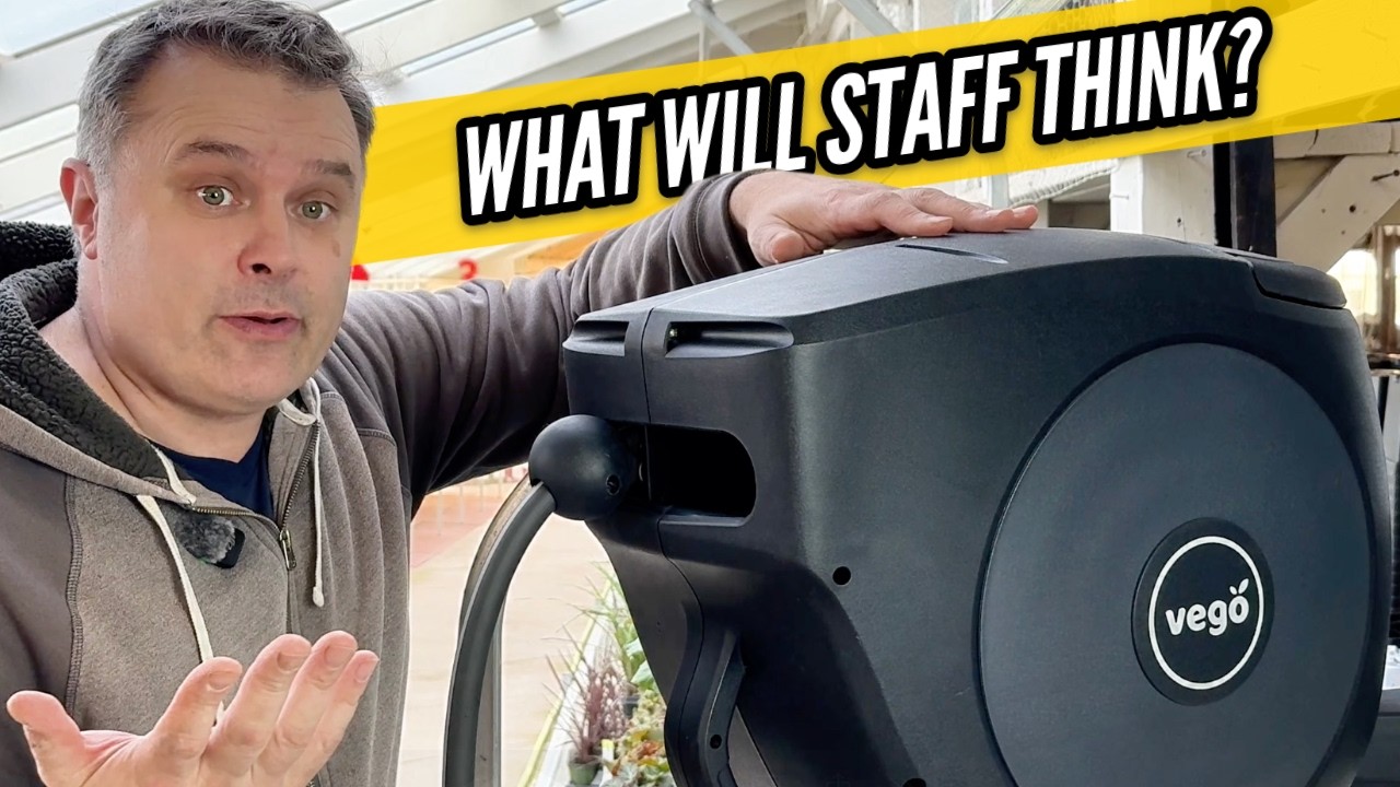 Выдержит ли эта катушка для шланга эксплуатацию в оживленной теплице? Выдвижная катушка для шланг...