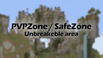 Vanilla Minecraft 1.12 SafeZone vs PVPZone - How to make an area non-breakeble?