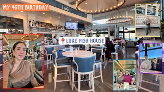 VLOG #55 ♥️ My 46th Birthday Celebration at Lure Fish House ~ Unboxing gifts from hubby ~ Mina Baie