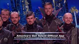 Light Balance׃ Despite Live Technical Glitch This Light Dance Group WOWS! America's Got Talent 2017
