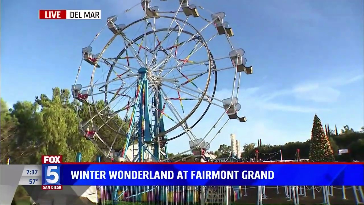 Winter Wonderland as seen on Fox 5 (part 2) Fairmont Grand Del Mar, San Diego YouTube