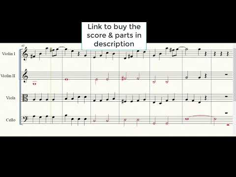 Golden - KPop Demon Hunters | String Quartet Arr. Sheet music