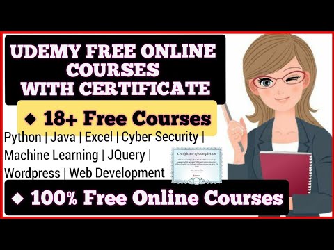 Get Udemy courses for free with certificates of completion