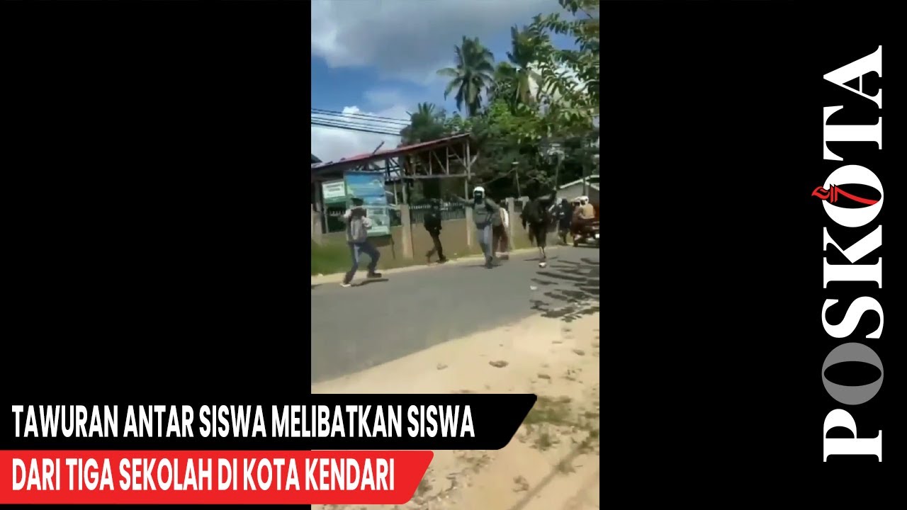 Tawuran Antar Siswa Melibatkan Siswa dari Tiga Sekolah di Kota Kendari