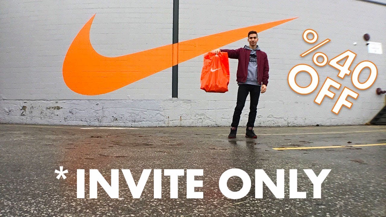 nike employee store scarborough invite 2019