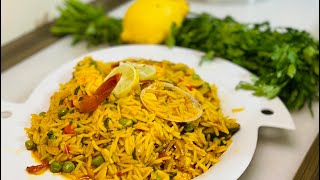 Seafood Paella Rice| Spanish Rice | Side dish| Easy recipe Seafood Paella Rice| Spanish Rice | Side dish| Easy recipe