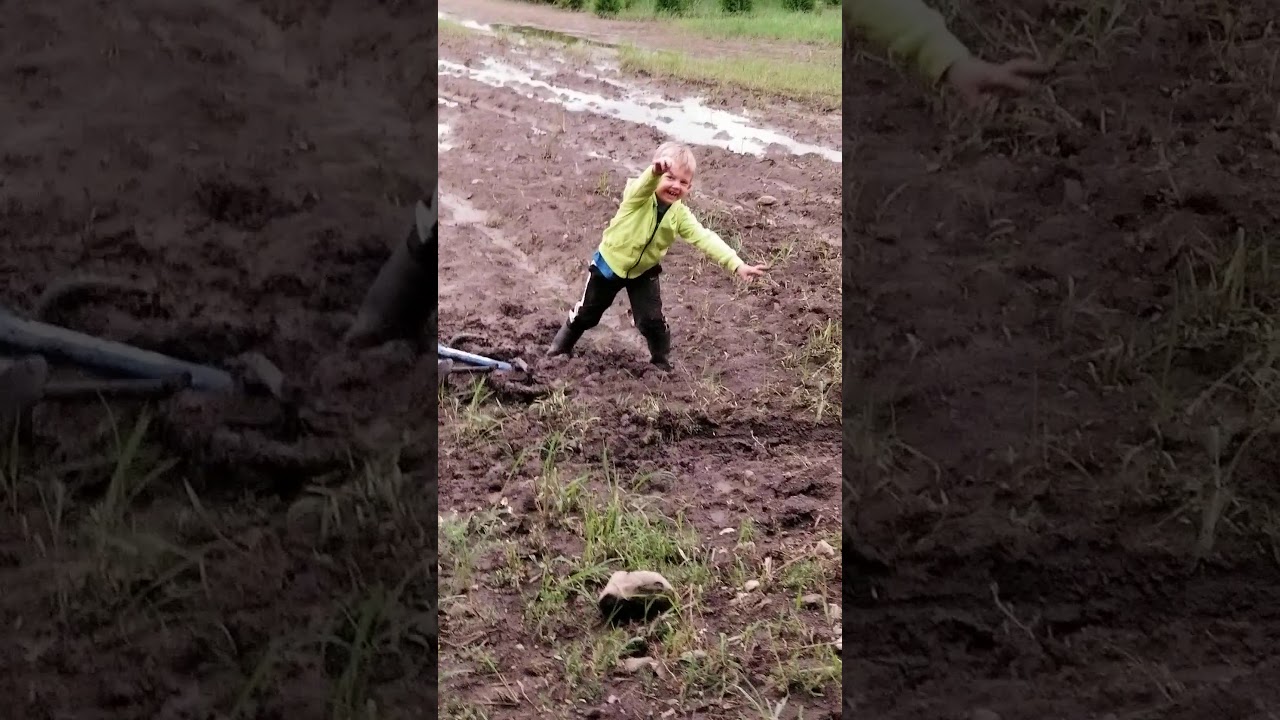 Bike stuck in the mud YouTube
