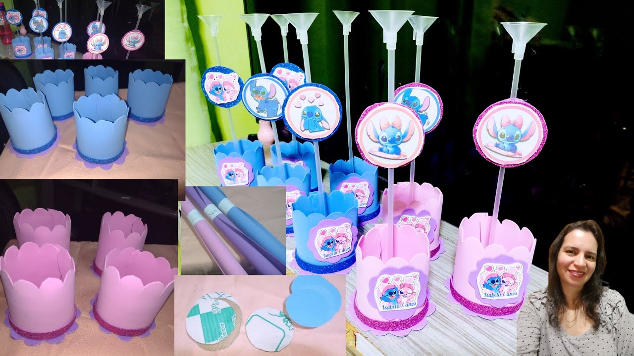 FAÇA VOCÊ MESMO CENTRO DE MESA PARA ANIVERSÁRIO 🎂🎉@debyvariedades9895