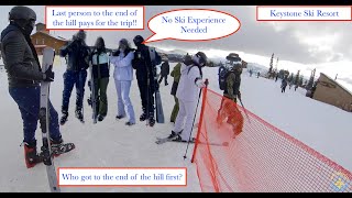 Keystone SKI Resort FUN in Denver Colorado for beginners!