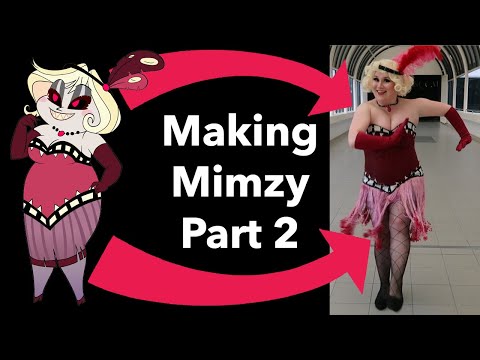 Making Mimzy from Hazbin Hotel | Part 2 | 2024 Halloween Costume
