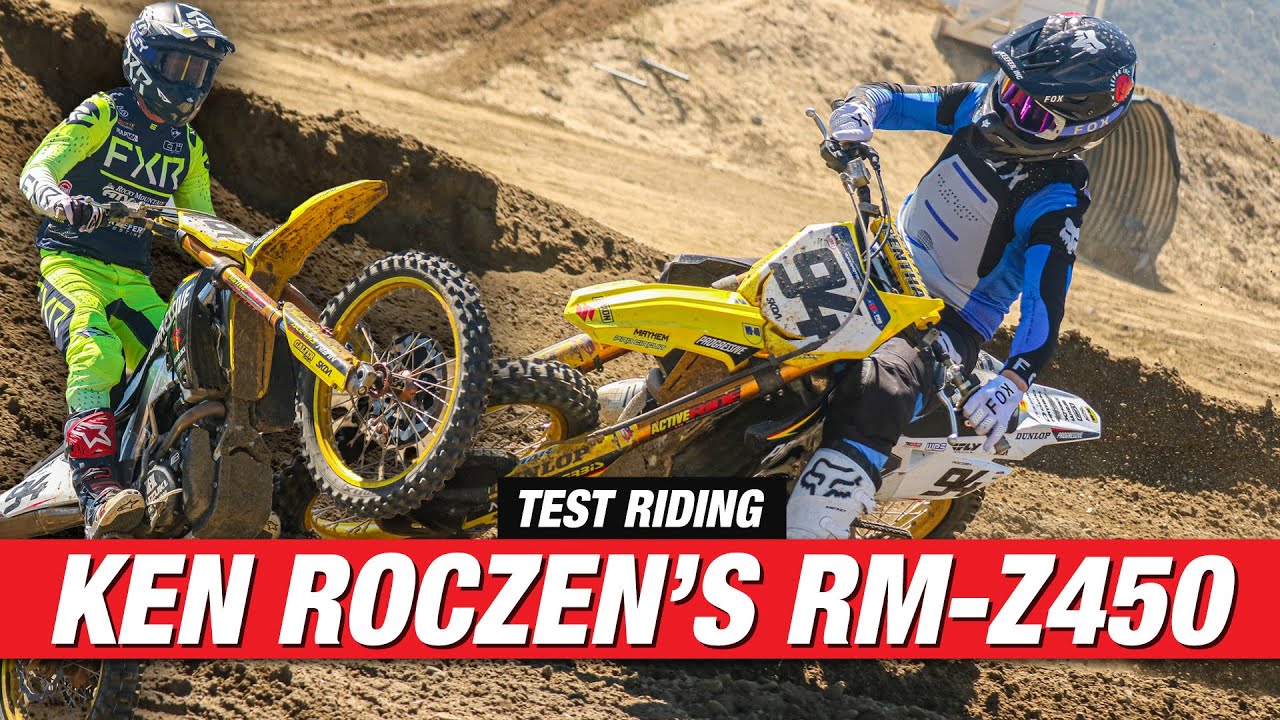 We Ride Ken Roczen's RM-Z450! | Racer X Films - YouTube