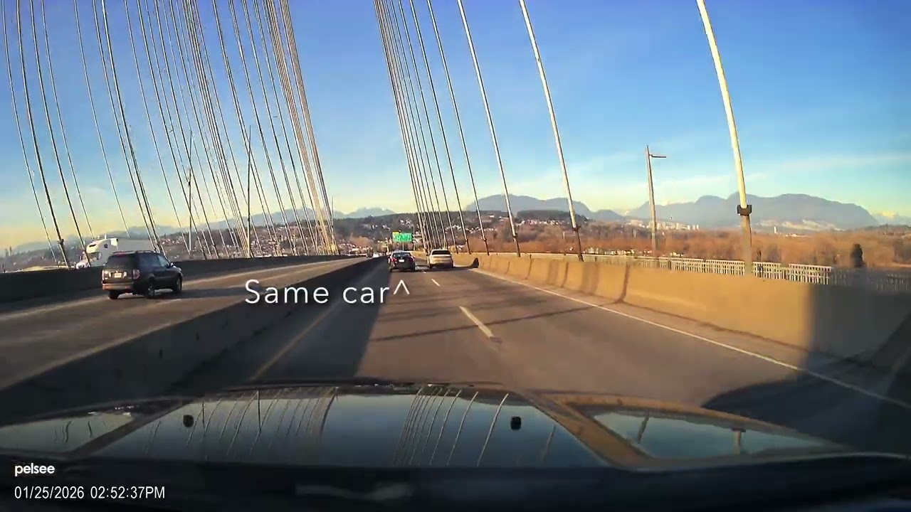 Aggressive Driver on the Port Mann Bridge