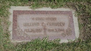 I Love Lucy Actor William Frawley Grave San Fernando Mission Cemetery Los Angeles CA USA 4-11-2024