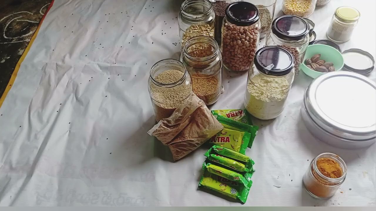 # చిన్న మొత్తం లో ప్లాస్టిక్ నివారణ ||  ప్లాస్టిక్ వస్తువులు తీసేసి గాజు సీసాలు పెట్టాను ..