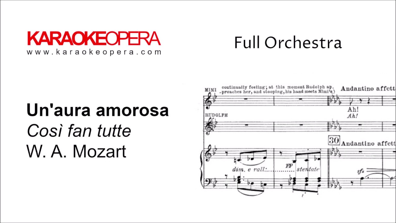 Così Fan Tutte Un Aura Amorosa