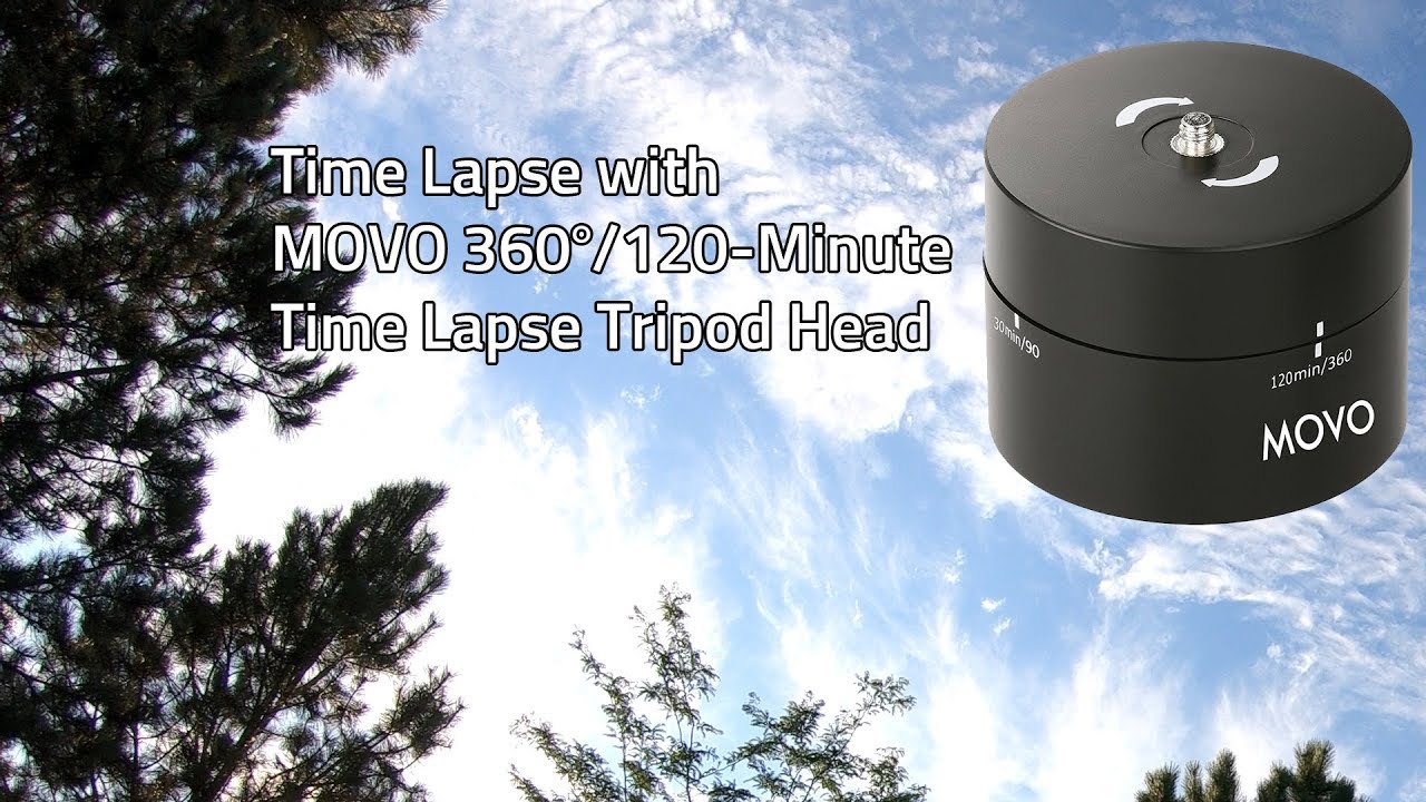 Movo Photo Mtp2000 Panoramic 360 120 Minute Time Lapse Tripod