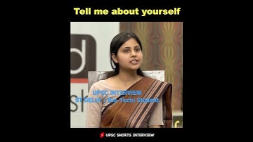 #IIT DELHI (Bio-tech) Student##||UPSC INTERVIEW||@drishti_IAS##